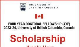 UBC Four Years Doctoral Fellowship Program